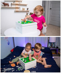 UTEX compatible with Lego and Duplo bricks for versatile play.