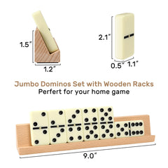 uvcany double six dominoes designed for relaxed family game nights.