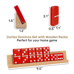 uvcany double six dominoes set with durable eco-friendly paint.