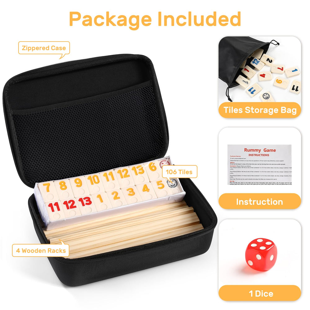 uvcany dice and instruction booklet guide quick setup and smooth play.