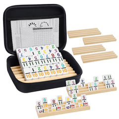 uvcany mexican-train-dominoes-tiles-91 vibrant tiles for family play