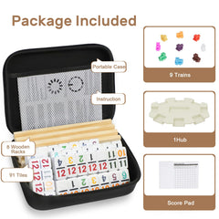 uvcany mexican-train-dominoes-travel-case portable case makes transport simple