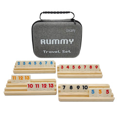 uvcany mini travel rummy cube tiles in vibrant colors for on-the-go gaming
