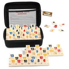 uvcany rummy tiles 106 in vibrant colors for easy visibility during family game nights.