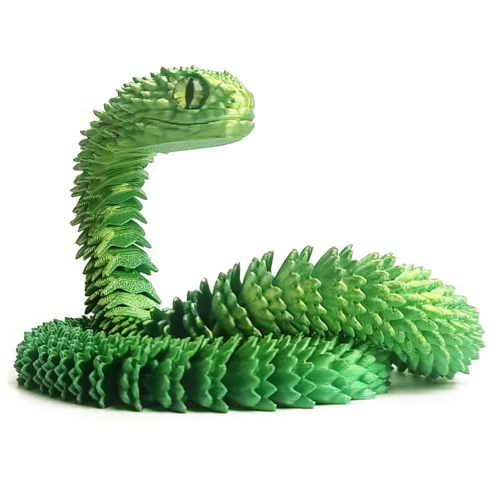 UXBSTM 24in snake toy on a desk, a flexible and tactile desk pet for focus and calm