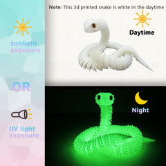 UXBSTM 3D-printed snake offers sensory comfort and focus aid at work or study.