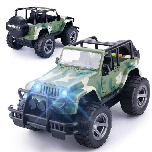 UXRPTU 1:16 off-road fighter front view with immersive lights for outdoor play