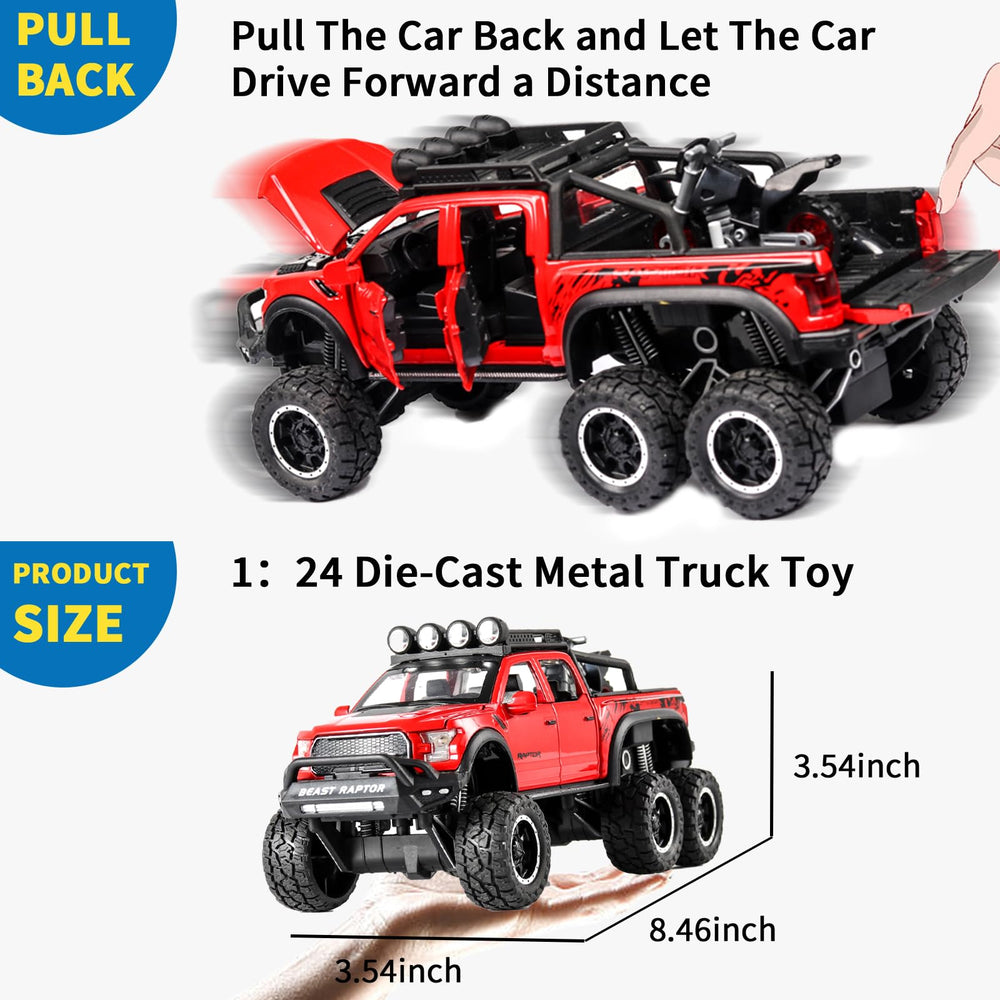 UXRPTU F150 Raptor truck with lights and sounds for immersive play