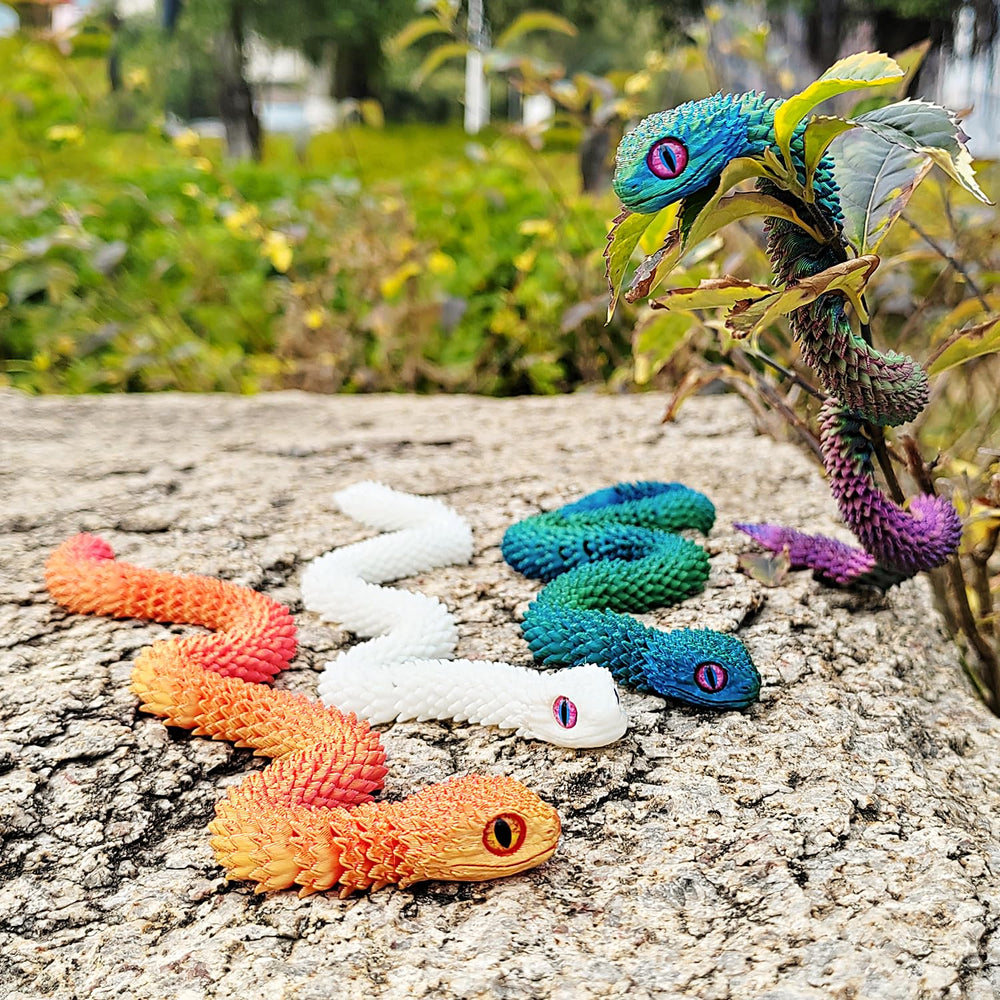 uyrzwek snake toy used as desk decor and conversation starter