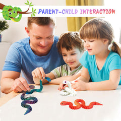 uyrzwek lifelike snake figurine for home display and decor