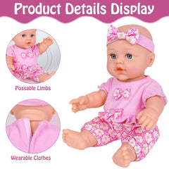 UZIDBTO diaper aids nurturing role-play experiences.