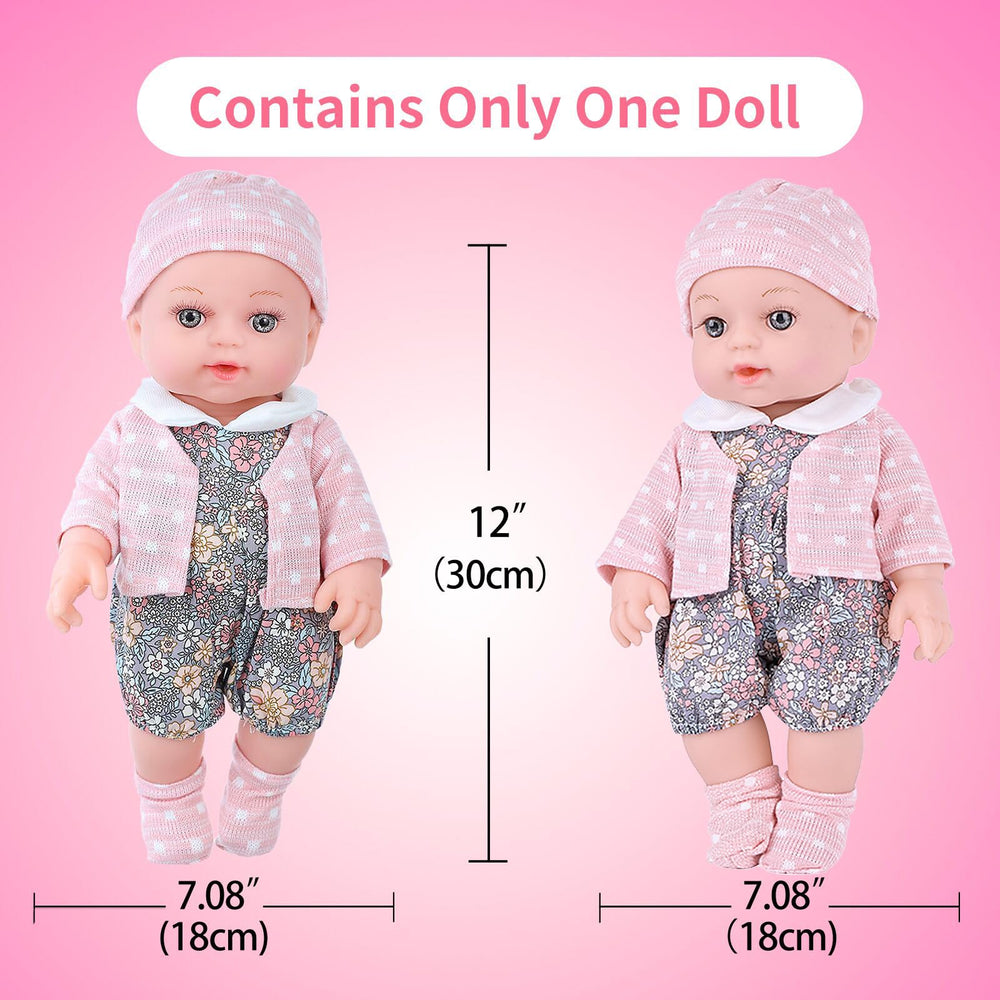 UZIDBTO accessories pack with pacifier, bottle, hat for nurturing play