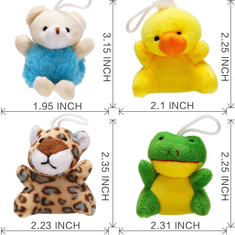 Uzoxlsn mini plush animals set, great for classroom rewards and goody bags.