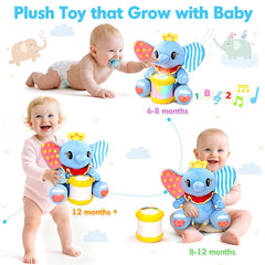 V-Opitos detachable washable elephant toy for easy cleaning