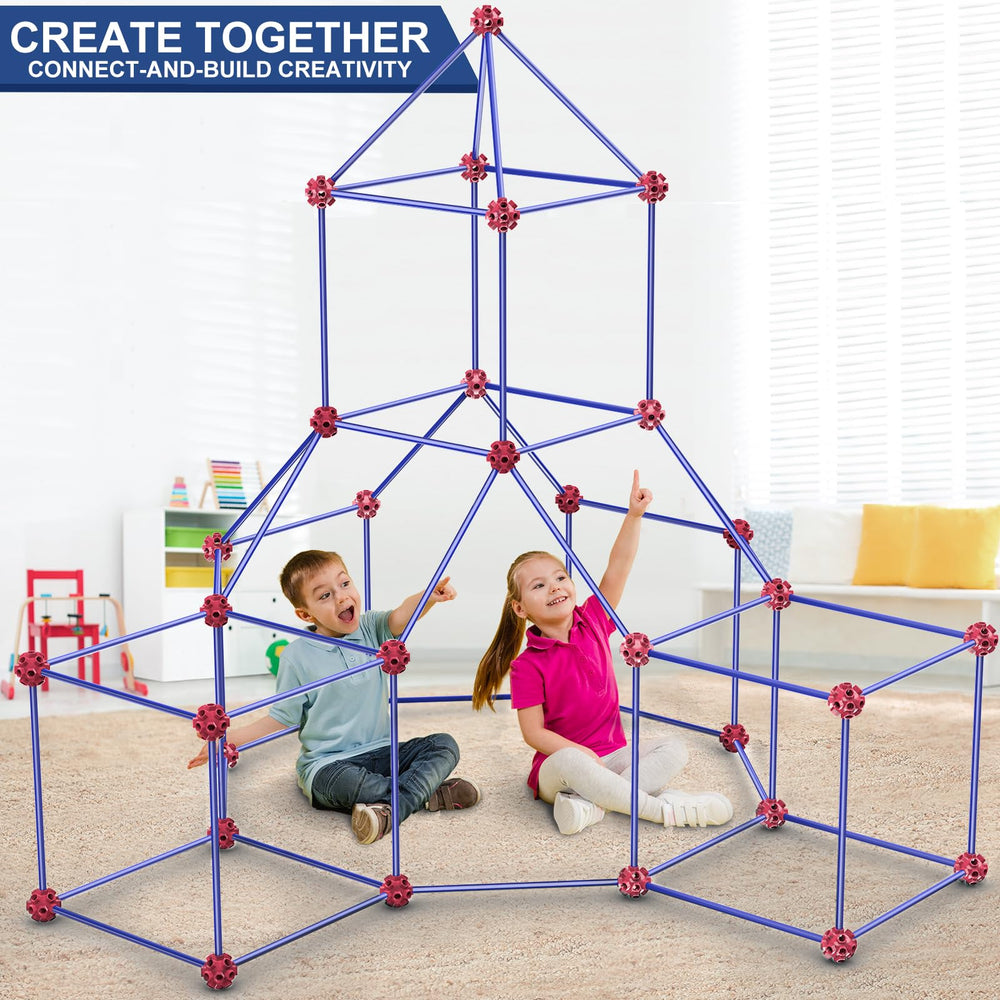 V-Opitos Fort Building Kits 46 connectors enable varied shapes and towers.