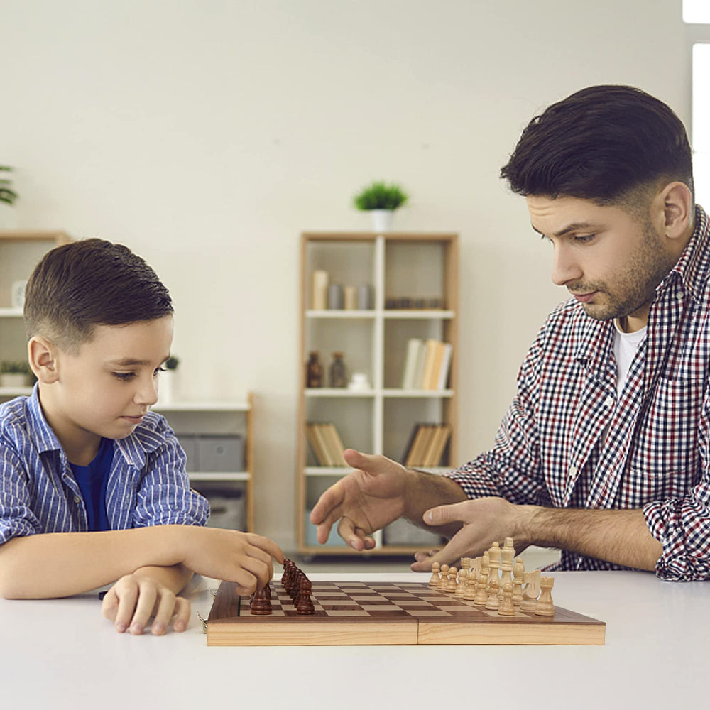 Vahome travel-friendly chess set ready for backpack or carry-on use