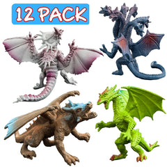 ValeforToy dynamic dragon poses pack sparks imaginative castle wars and adventures.