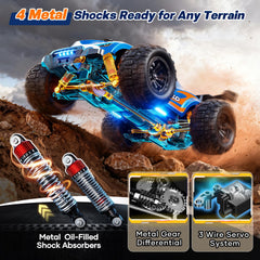 ValueTalks 1/16 RC Car shark design for bold aesthetics.