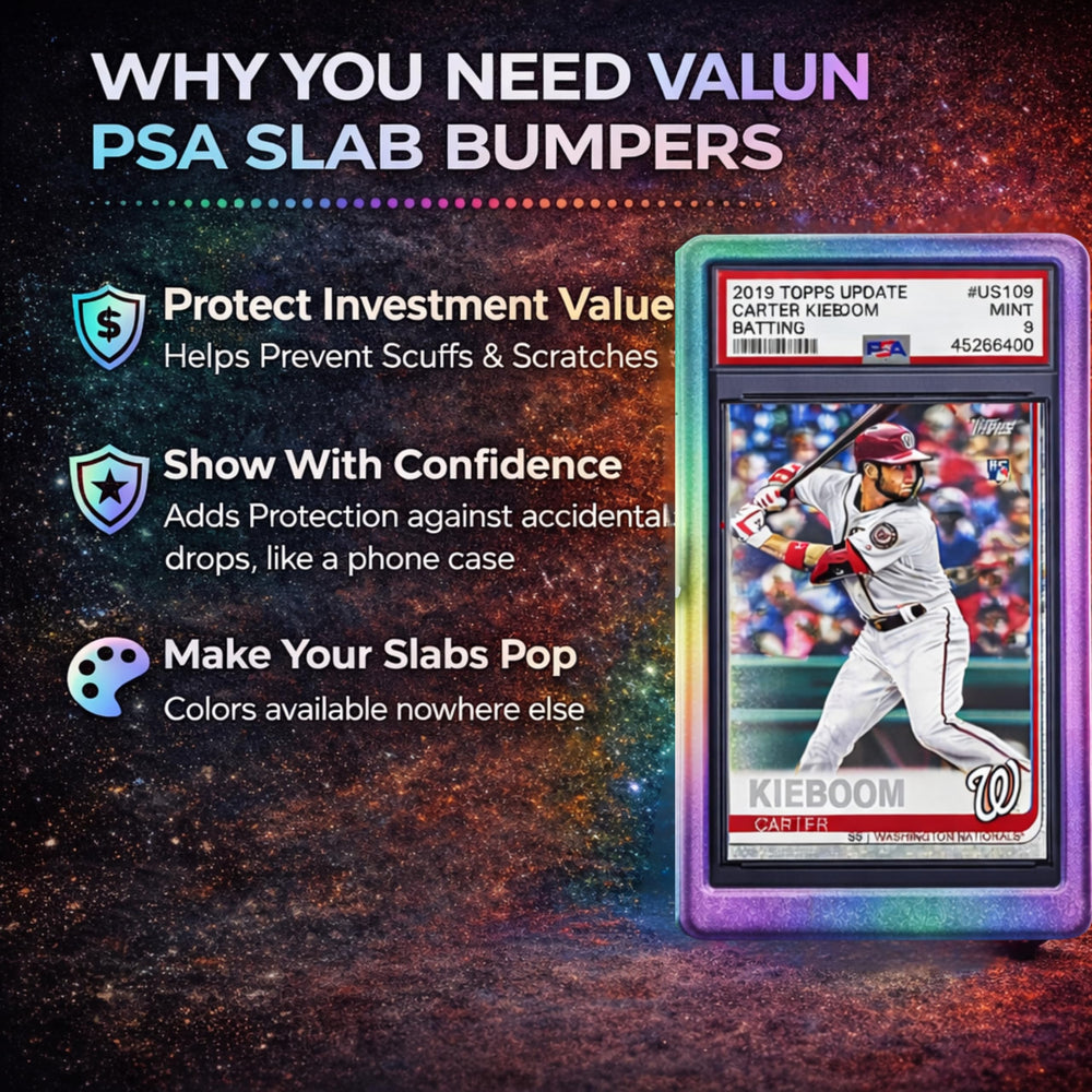 VALUN PSA slab bumper highlights rugged corner protection for PSA slabs.