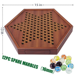 VAMSLOVE multicolor glass marbles for easy grip and play