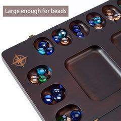 Vamslove Mancala 12 spare beads included for extended game sessions.