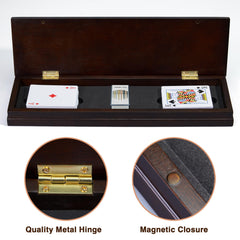 Premium smooth wood finish with burr-free playing surface.