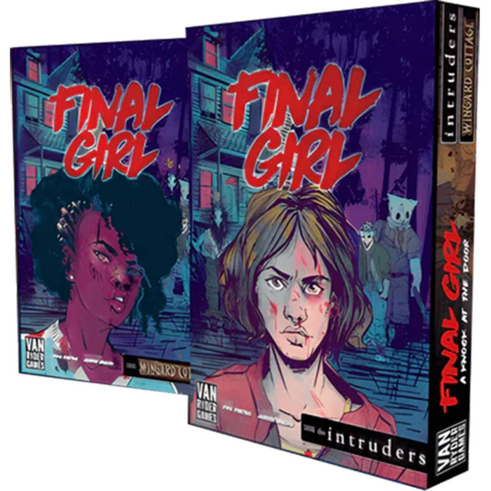 Final Girl Knock at The Door box with killers and location boards delivers dynamic replay