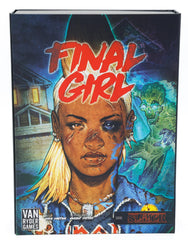 Van Ryder Games Final Girl The Falconwood Files cover art depicts a tense solo horror mood