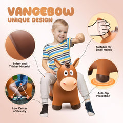 VangBow bouncy horse cute pose invites joyful interaction and pretend play.