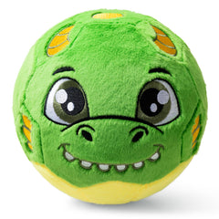 VangeBow Dragon Plush Ball closeup of soft fur for safe indoor play.