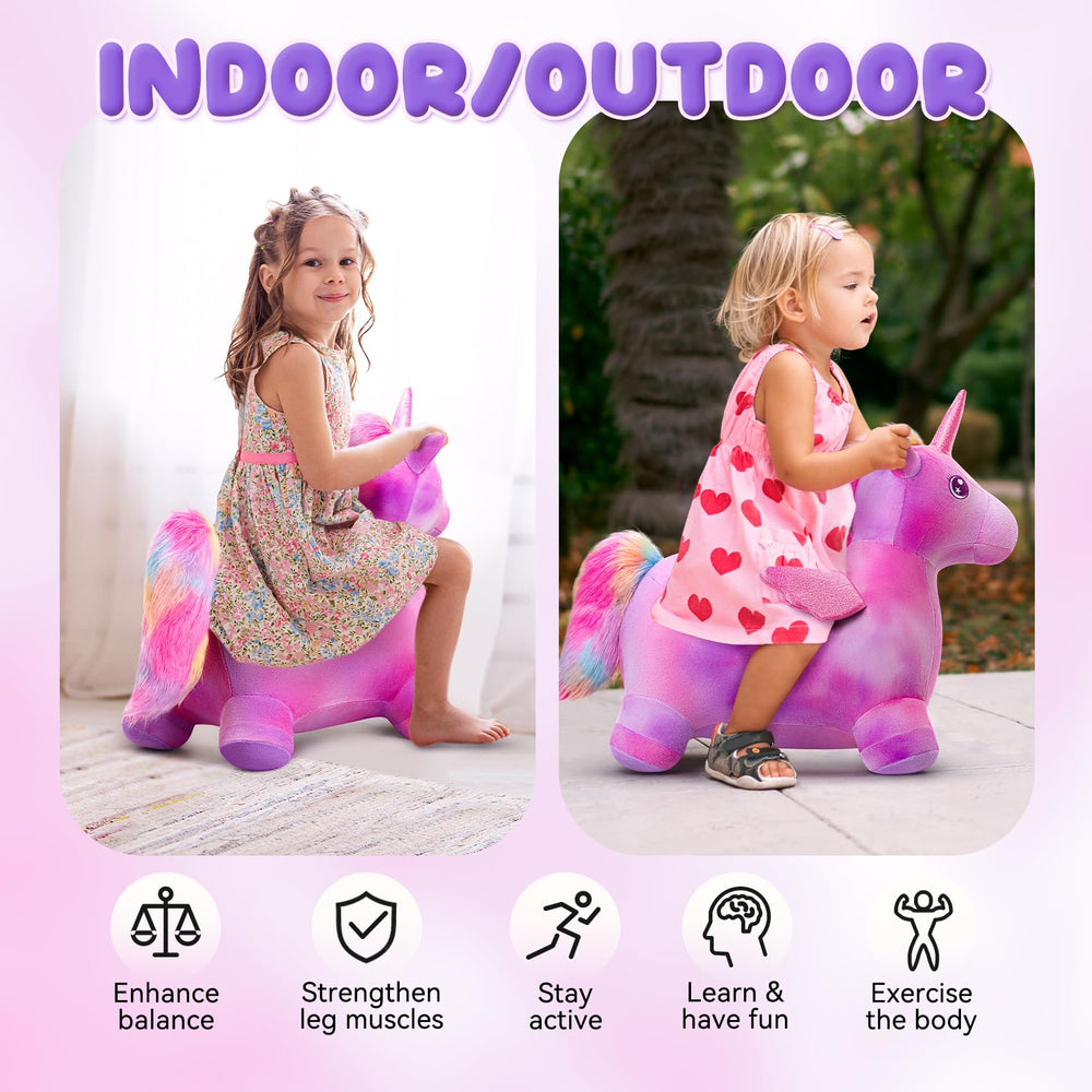 VangeBow durable four-legged base supports balance and bouncing adventures.