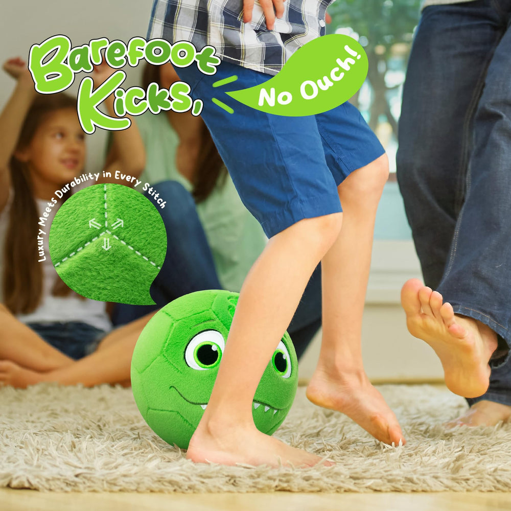 VangeBow durable plush ball with a 1-year warranty for lasting fun.