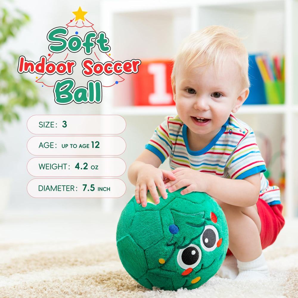 VangeBow lightweight plush ball that's easy for little hands to handle.