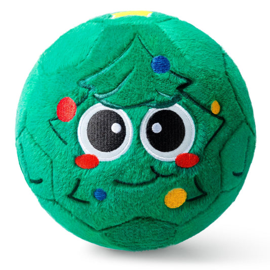 VangeBow silent indoor soccer ball for toddlers for quiet play with soft plush feel.