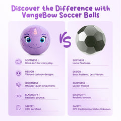 VangeBow silent play ball reduces noise for calm indoor fun.