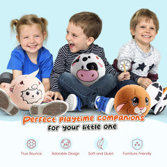VangeBow soft velvety fur ball ideal for gentle kicks and quiet evenings.