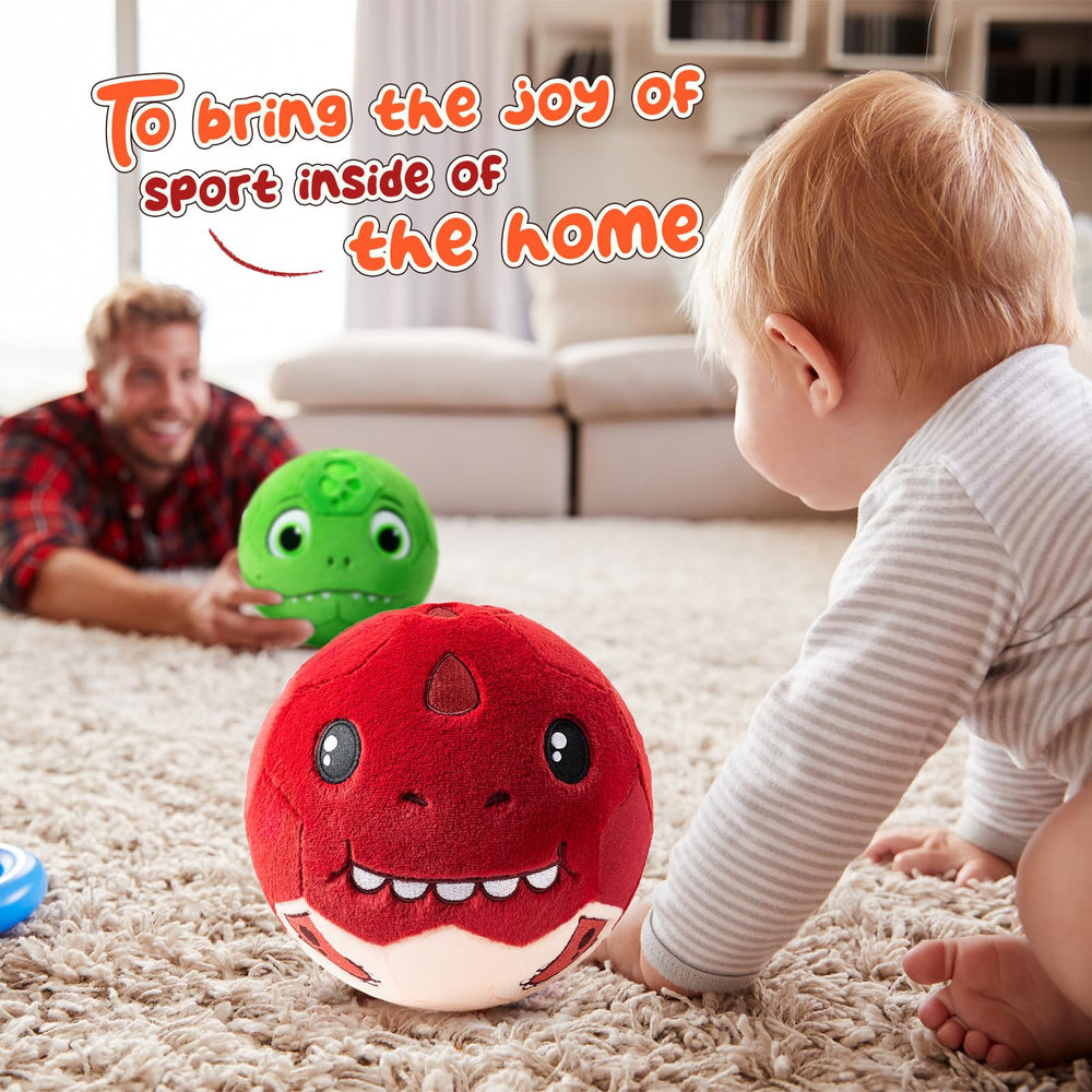 VangeBow T-Rex plush ball non-toxic materials for family play