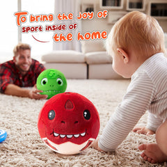 VangeBow T-Rex plush ball non-toxic materials for family play