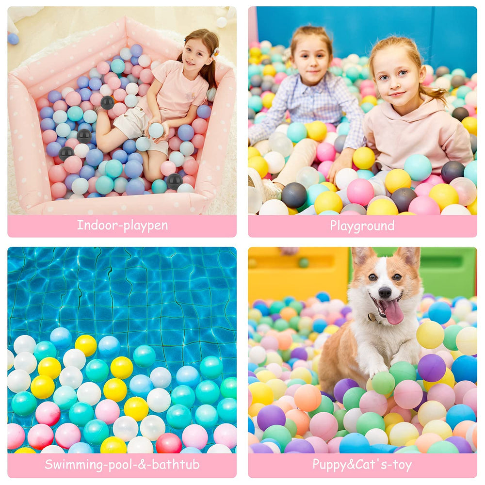 Vanland color-difference friendly balls help kids learn color recognition.