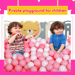 Vanland ball pit balls with transparent storage bag for tidy spaces