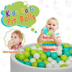Kids playing with Vanland pit balls in a cozy play area