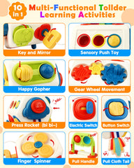 Vanmor 10-in-1 Busy Cube finger spinner promotes tactile exploration.