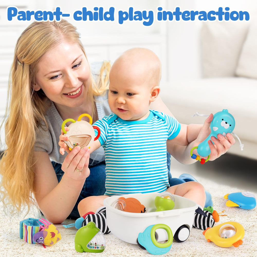 Vanmor hand grip practice rattle strengthens grasp with rhythm