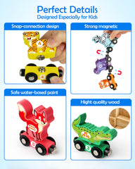 Vanmor number cars 0-10 to support early counting and color recognition.