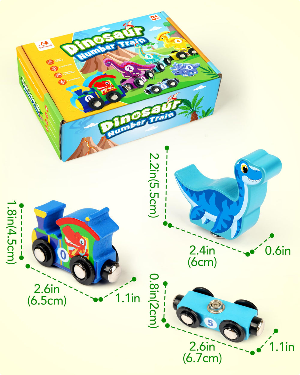 Vanmor storage box included keeps the set organized after playtime.