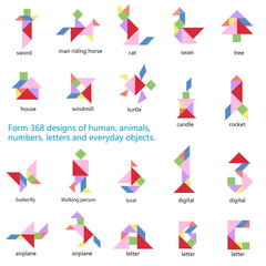 Vanmor Travel Tangram Puzzle road trip activity – keeps kids engaged and thinking creatively