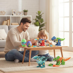 VANNYVANYA Triceratops poseable dinosaur with safe rounded edges