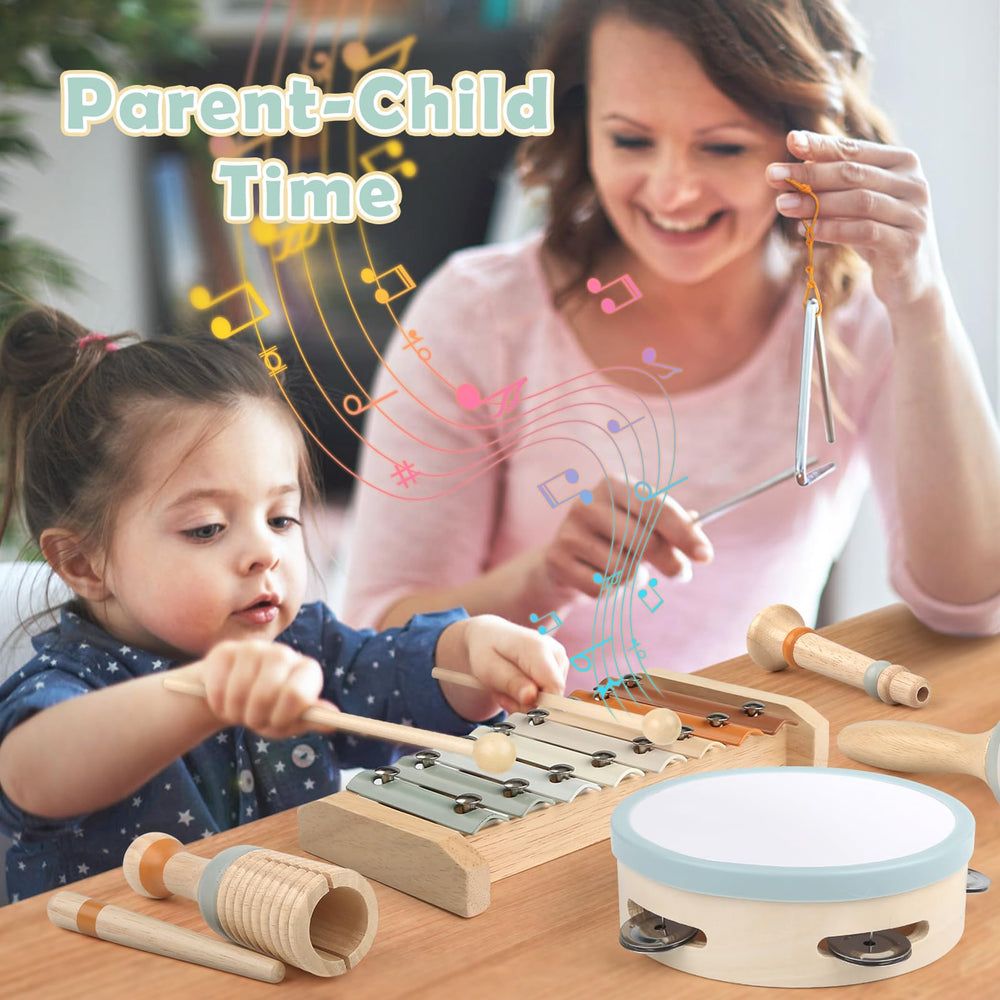 Vanplay neutral-toned wooden toys blend with any nursery decor and setup.