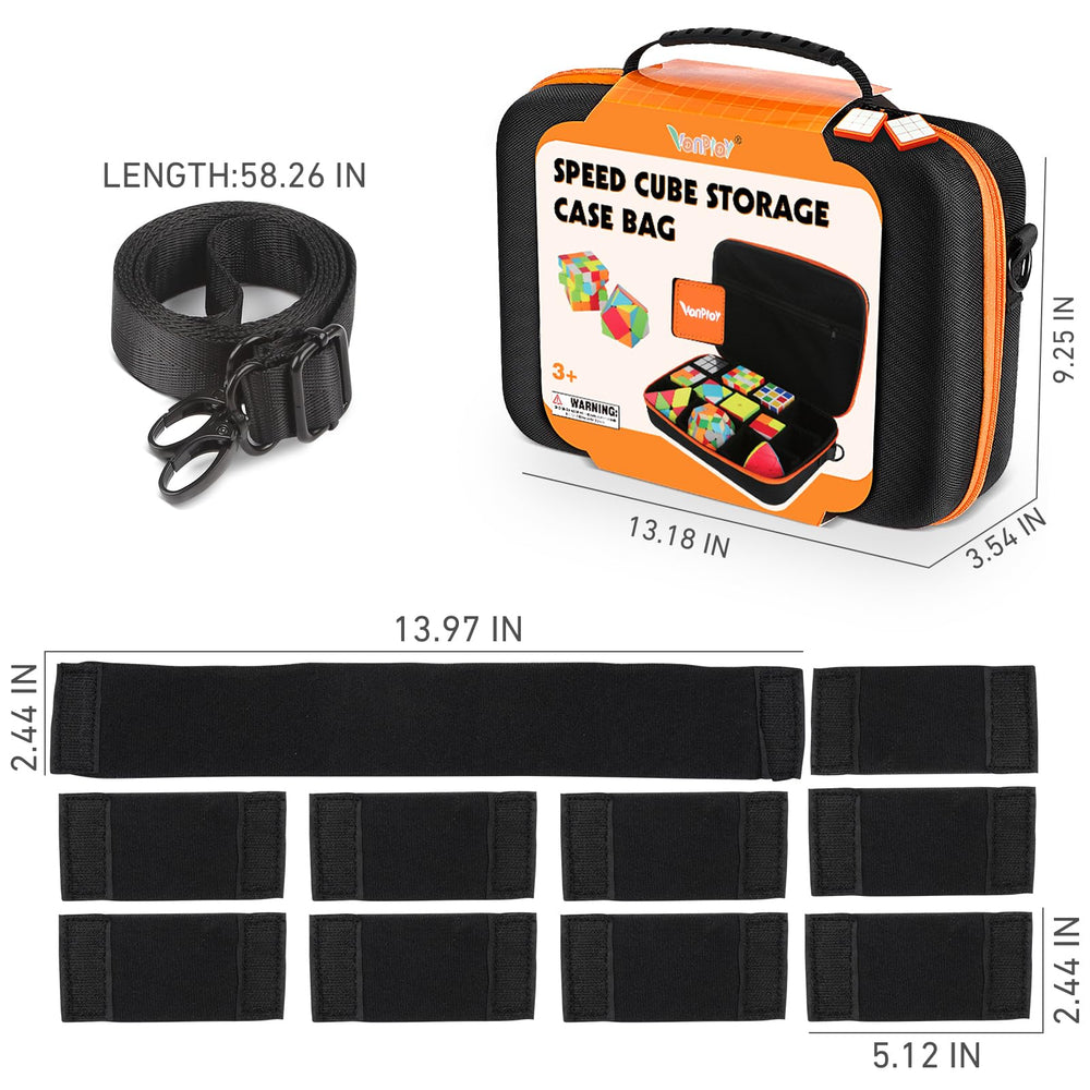 Vanplay Speed Cube Storage Case is portable and durable for travel and storage.