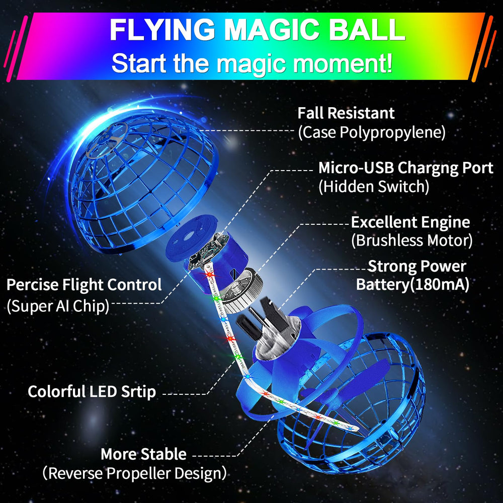Vantexi Flying Orb Ball used indoors and outdoors for versatile play